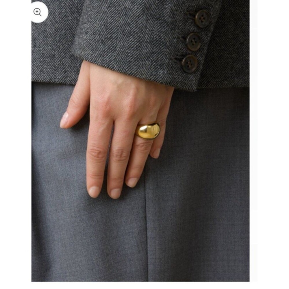LIÉ STUDIO The Leah Ring 18 CT gold-Plated 925 Sterling Silver/NWT/Great gift